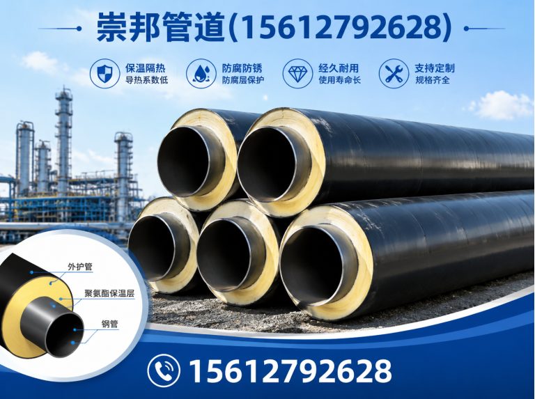 东光县聚氨酯保温钢管展示图